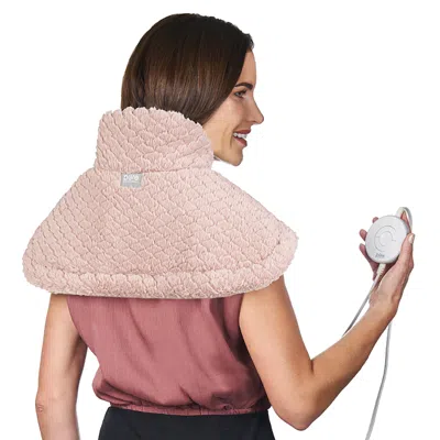 Pure Enrichment Pureradiance Neck & Shoulder Luxury Heating Pad In Pink