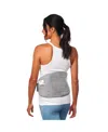 Pure Enrichment Purerelief Cordless Lumbar And Abdominal Heating Wrap In Mist Gray