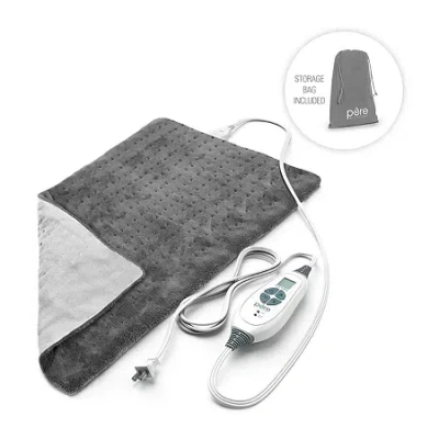 Pure Enrichment Purerelief Xl 12â X 24â Heating Pad In Gray