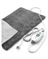 Pure Enrichment Purerelief Xl Plush Heating Pad In Gray