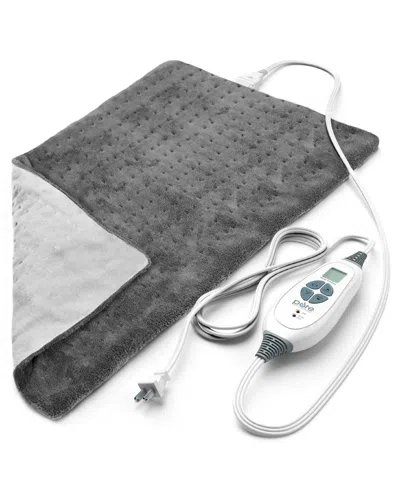 Pure Enrichment Purerelief Xl Plush Heating Pad In Gray