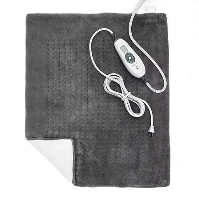 Pure Enrichment Purerelief Xxl Ultra-wide Microplush Heating Pad In Gray