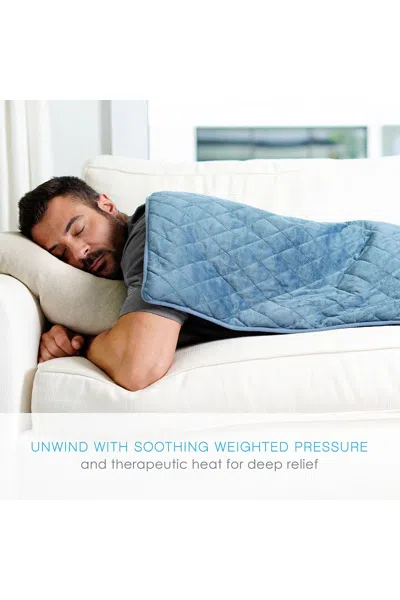 Pure Enrichment Weighted Warmth Body Pad In Navy