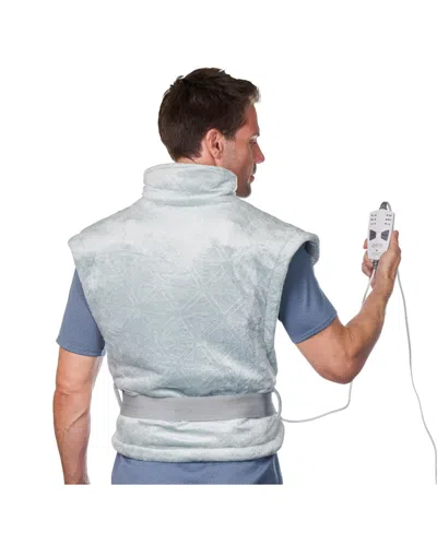 Pure Enrichment Weightedwarmth 3-in-1 Back Neck Heating Pad In Steel Gray