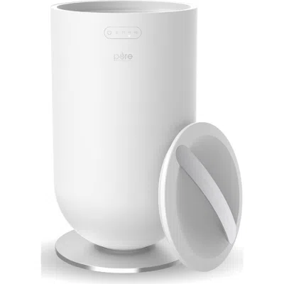 Pure Enrichment X-large Towel & Linen Warmer In Silver