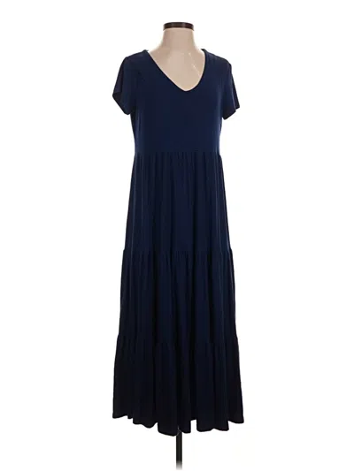 Pre-owned Pure Essence Casual Dress In Blue