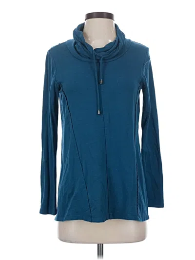Pre-owned Pure Essence Long Sleeve Polo Shirt In Blue