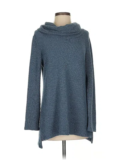 Pre-owned Pure Essence Turtleneck Sweater In Blue
