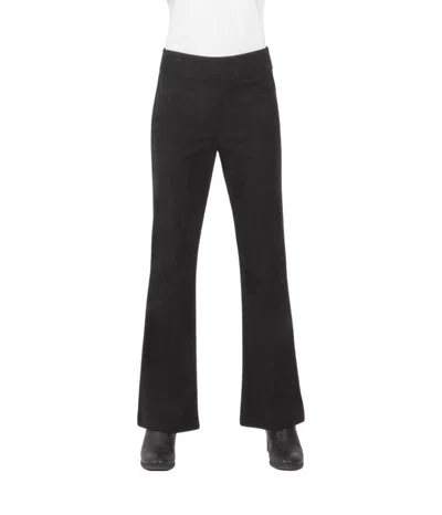 Pure Essence Women's Pull On Corduroy Pant In Black