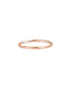 PURE GOLD 14K ROSE GOLD THIN RING