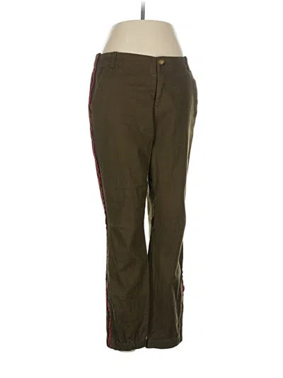 Pre-owned Pure Navy Casual Pants In Brown