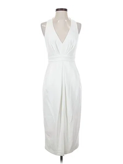 Pre-owned Pure Navy Cocktail Dress In White