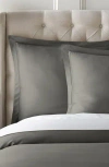 Pure Parima 500 Thread Count 100% Certified Egyptian Cotton Sateen Double Hemstitch Yalda Duvet Cove In Gray