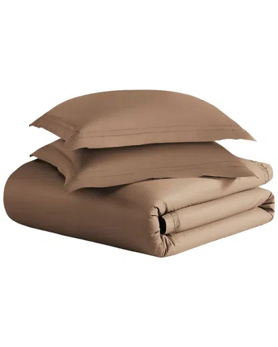 Pure Parima 500 Thread Count Certified Egyptian Cotton Yalda Comforter Set In Neutral