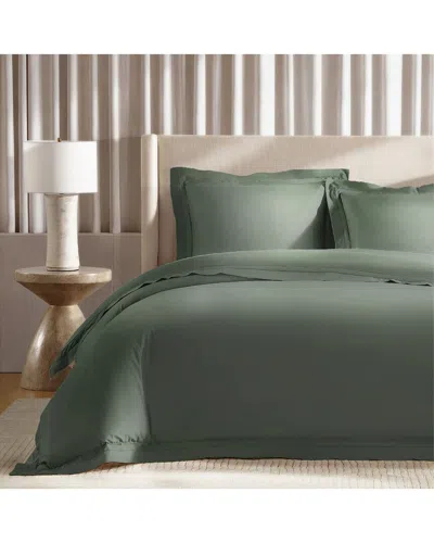Pure Parima 500 Thread Count Certified Egyptian Cotton Yalda Comforter Set In Green