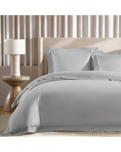 Pure Parima 500 Thread Count Certified Egyptian Cotton Yalda Comforter Set In Gray