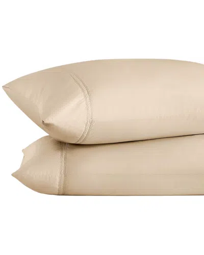 Pure Parima 500 Thread Count Egyptian Cotton Yalda Pillowcase Set In Neutral
