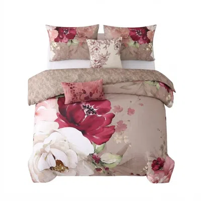 Pure Parima Brown Bebejan Florence Reversible Comforter Set
