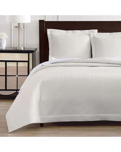 Pure Parima Diamond Quilted Coverlet Set In Multi