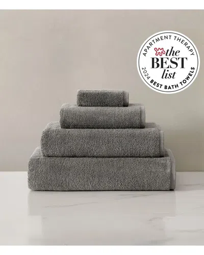 Pure Parima Egyptian Cotton Plush Towels In Gray