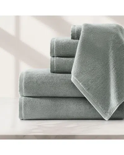 Pure Parima Egyptian Cotton Plush Towels In Green