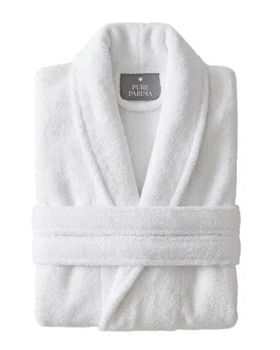 Pure Parima Egyptian Cotton Robe In White