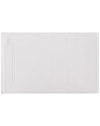 Pure Parima Egyptian Cotton Soft Border Bath Mat In Gray
