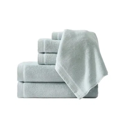 Pure Parima Egyptian Cotton Soft Border Towel Set - Blue