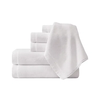 Pure Parima Egyptian Cotton Soft Border Towel Set - White