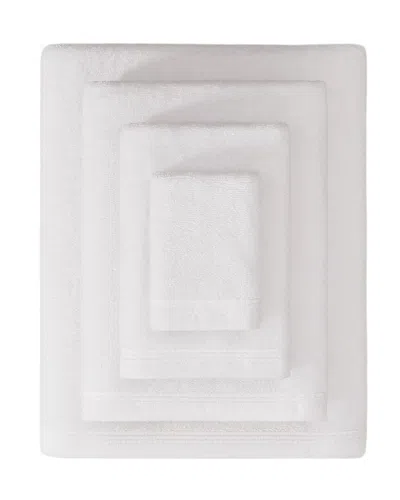 Pure Parima Egyptian Cotton Soft Border Towels In White