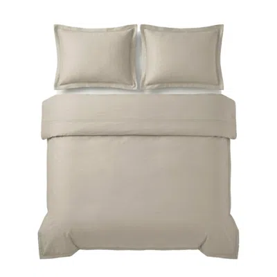 Pure Parima Neutrals Yalda Duvet Cover Set - Linen