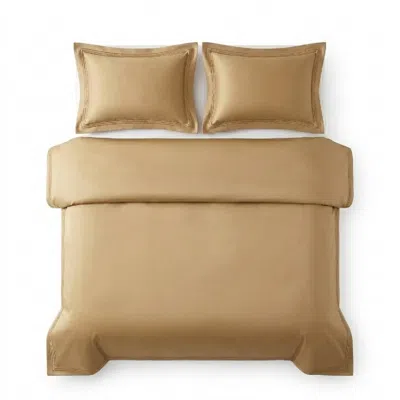 Pure Parima Orange Triple Luxe Sateen Duvet Cover Set- Honey