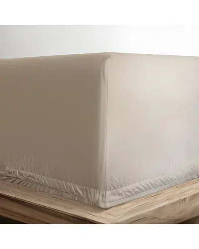Pure Parima Purefect Fit Adjustable Sateen Fitted Sheet In Brown