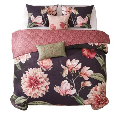Pure Parima Purple Bebejan Blush Serenade Reversible Comforter Set In Multi