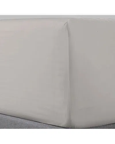 Pure Parima Sateen Fitted Sheet In Brown