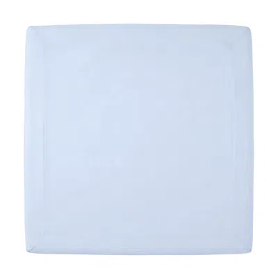 Pure Parima Sateen Fitted Sheet - Icy Blue