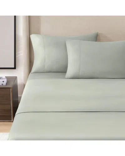 Pure Parima Silken Sateen Tencel Sheet Set In Green