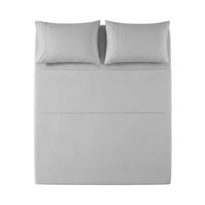 Pure Parima Silver Ultra Percale Sheet Set - Steel