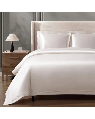 Pure Parima Triple Luxe Sateen Duvet Cover Set: Hotel Collection In Brown