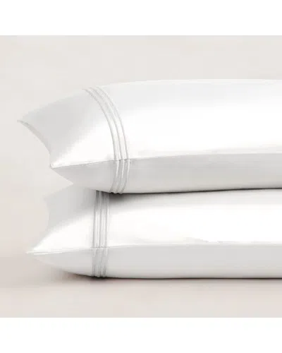 Pure Parima Triple Luxe Sateen Pillowcase Set: Hotel Collection In White