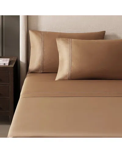 Pure Parima Triple Luxe Sateen Sheet Set: Hotel Collection In Multi
