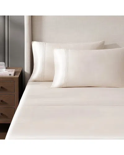 Pure Parima Triple Luxe Sateen Sheet Set: Hotel Collection In Neutral