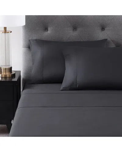 Pure Parima Ultra Percale Sheet Set: Hotel Collection In Gray