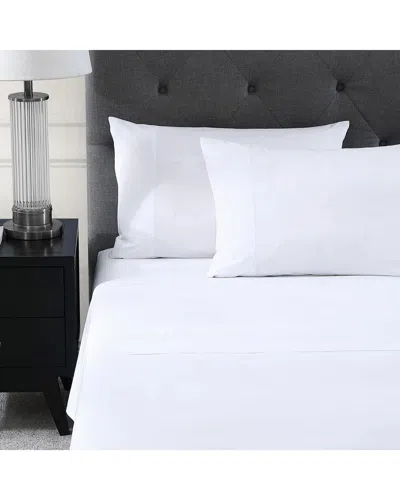 Pure Parima Ultra Percale Sheet Set: Hotel Collection In White