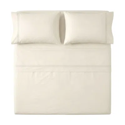Pure Parima Yellow Yalda Sheet Set - Ivory