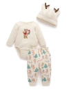 Purebaby 3 Piece Christmas Gift Set In Neutral