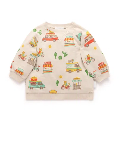 Purebaby Boys' Siesta Sweater - Baby In Multi