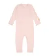 Purebaby Cashmere Cable-knit All-in-one In Pink
