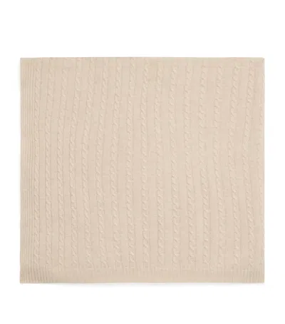 Purebaby Cashmere Cable-knit Blanket