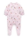 Purebaby Embroidered Fleece Footie